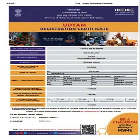 ISO Certificate